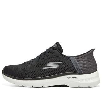 Skechers Go Walk 6 Slip Ins Black 216279-BLK