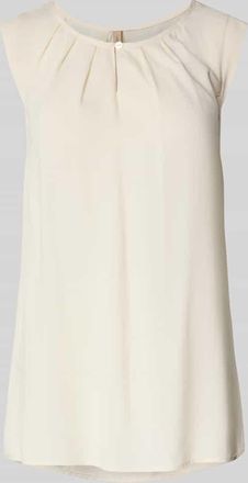 Soyaconcept Tanktop mit Raffungen Modell RADIA in Beige, Gr&ouml;&szlig;e L