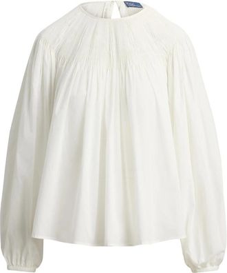 Ralph Lauren Olivia Pleated Blouse