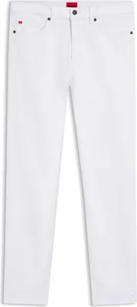 HUGO BOSS White slim-fit jeans in stretch denim