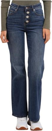 Fracomina Bootcut Jeans - Dames - Regular Fit Jeans - Blauw - W26 - Katoen - Jeans