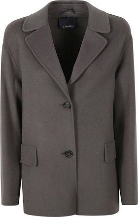 Max Mara Dames, Jassen, Grijs, Maat: XS Wol
