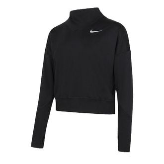 Nike (WMNS) Nike Running Training Pullover Sports Long Sleeves Black T-Shirt DA1057-010