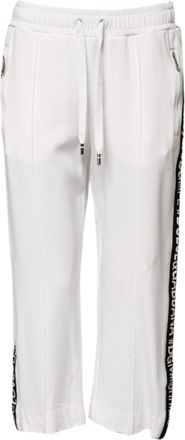 Dolce & Gabbana White Viscose Jogger SweatWomens Womens Pants (Pre-Owned)