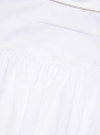 Maison Margiela Boys Kids Cotton Shirt White Blouses And