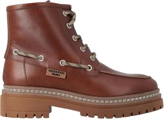 Max Mara Schoenen, Dames, Bruin, 41 EU, Leer, Wkapantone Veterlaars