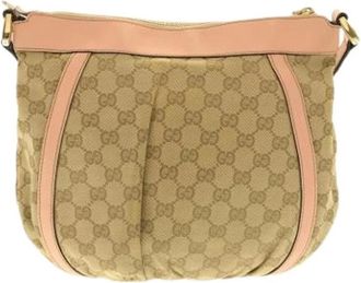 Gucci Pre-owned Vintage Schoudertas - Dames - Vintage Schoudertas - Beige - ONE Size - Vintage