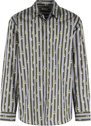 Dries Van Noten Caper Lilac Cotton Shirt