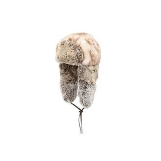 Kangol Multi Faux Fur Trapper - Dames - Hoeden - Beige - S - Leer - Accessoires