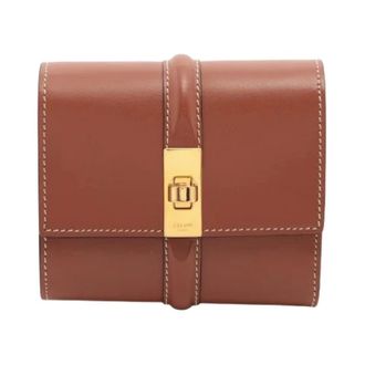 Celine Pre-owned Wallets, female, Brown, Size: ONE SIZE Pre-owned Besace 16 Bag