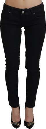 Acht Low Waist Slim Fit Cotton blue Womens Jeans