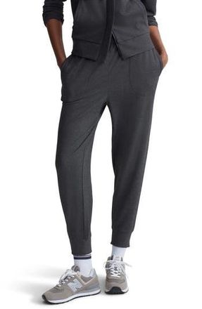 Varley Brushed Slim Joggers in Black Marl at Nordstrom Rack, Size Medium