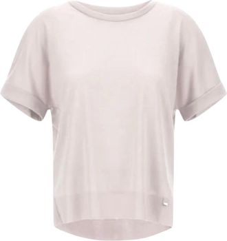Herno Tops, Dames, Wit, M, Katoen, Glam Knit Top