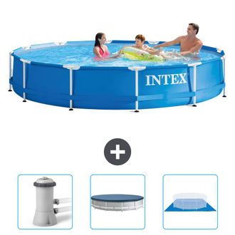 Intex Piscina Con Estructura Redonda - 366x76 Cm - 6-piezas Scb76