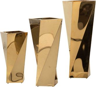 Adda Home Adda Home - Set 3 Maceteros 36x36x110 33x33x90 30x30x70 Cm