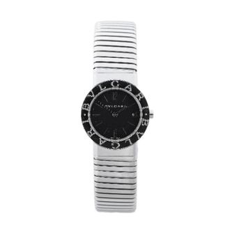 Bulgari Pre-owned Tubogas Bb 262Ts - Dames - Vintage Horloges - Zwart - ONE Size - Vintage