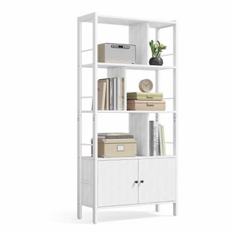 OEM Librer&iacute;a Con Armario Inferior, Blanca