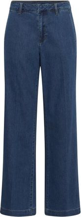 MY ESSENTIAL WARDROBE MWTessa 180 Mid X-Wide - Dames - Loose Fit Jeans - Blauw - M L32 - Katoen - Jeans