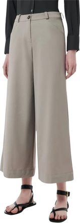 Roberto Ricci Design Broeken - Dames - Wijde Broeken - Beige - S - Broeken