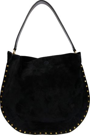 Isabel Marant Oskan Hobo Soft-Gz Crescent Suede Shoulder Bag
