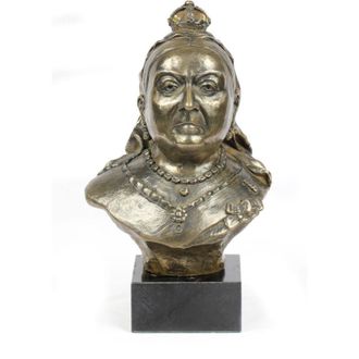 OEM Reina Victoria Alejandrina - Busto En M&aacute;rmol, Estatuilla De Un Personaje Famoso, Decoraci&oacute;n Para Oficinas, Escuelas Y Hoteles De Art-dog