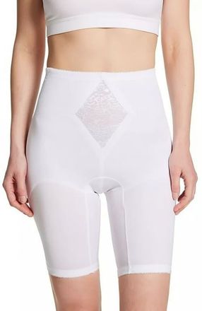 Rago Waistline Thigh Slimmer Tummy Control in White at Nordstrom, Size 44