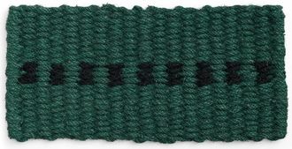 HAY Coco Fussmatte, dot, dunkelgr&uuml;n / schwarz