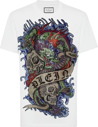 Philipp Plein T-Shirt Ronde Hals Tattoo