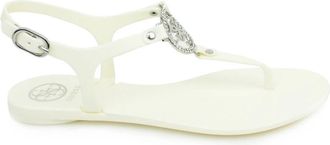 Guess Platte Sandalen - Dames - Sandalen - Wit - 40 EU - Schoenen