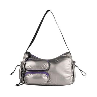Munich Glossy Shoulder - Dames - Schoudertassen - Grijs - ONE Size - Tassen