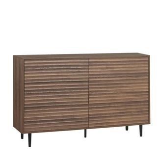 Klast C&oacute;moda doble efecto madera nogal 120 cm x 85 cm