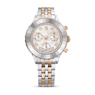 Swarovski Elegante Chrono Horloge voor Vrouwen - Dames - Horloges - Grijs - ONE Size - Accessoires