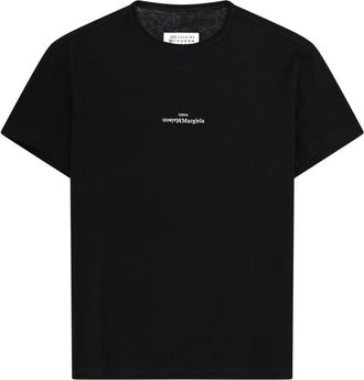 Maison Margiela Neutrals Boxy Crewneck Cotton T-Shirt