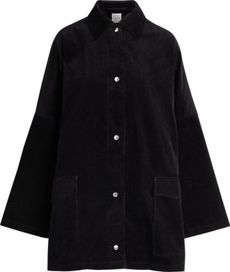 Toteme Corduroy Jacket - Black - 32 (UK4 / Xxs)
