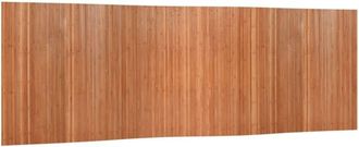 vidaXL Biombo Divisor De Bamb&uacute; Marr&oacute;n 165x600 Cm Vidaxl