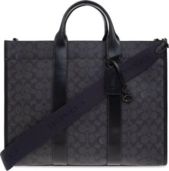 Coach monogram tote bag - Grey