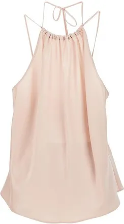 Pinko Satin halter neck top Woman 40