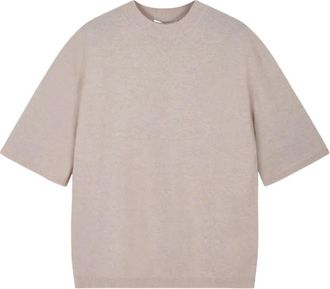 Tibi T-shirt met korte mouwen - Beige
