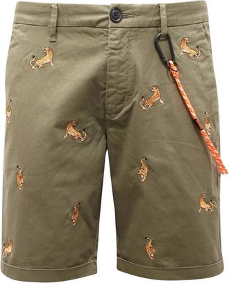 Sun 68 B33103 Bermuda Shorts - Heren - Korte Broeken - Groen - W30 - Korte Broeken