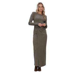 Freebird by Steven Donne Maxikleid - Dames - Maxi kleedjes - Groen - XL - Kleedjes