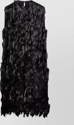 Prada sleeveless knee length dress round neckline