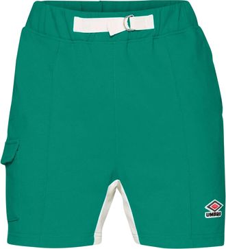 Umbro Heren Shorts met Panelen (Quetzal groen/Papyrus)