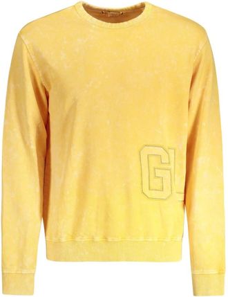 Guess Heren, Sweatshirts & Hoodies, Geel, Maat: XL