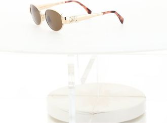 Celine Womens Sunglasses Triomphe Rose Gold-Brown Metal Gold/brown