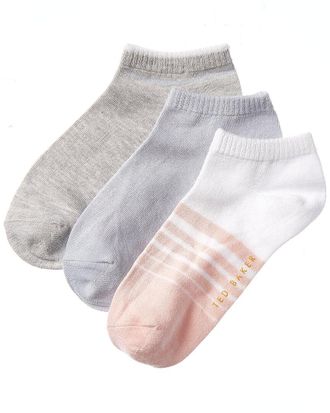 Ted Baker Set Of 3 Low Cut Sock