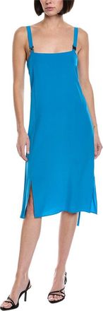 Akris Sleeveless Silk Midi Dress