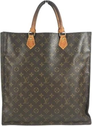 Louis Vuitton Pre-owned Tote Bags, female, Brown, Size: ONE SIZE Pre-owned Sac Plat Tote Bag