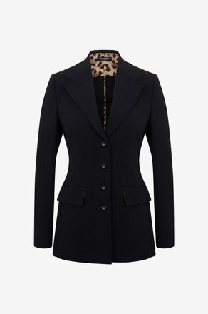 Dolce & Gabbana Taillierter Blazer aus Milano-Jersey Turlington - Damen - Schwarz - 42