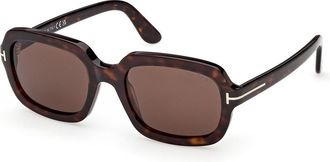 Tom Ford FT1342 LANA-02 52E Womens Sunglasses Tortoiseshell Size 53