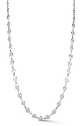 Sphera Milano Cubic Zirconia Station Choker Necklace in Silver at Nordstrom Rack